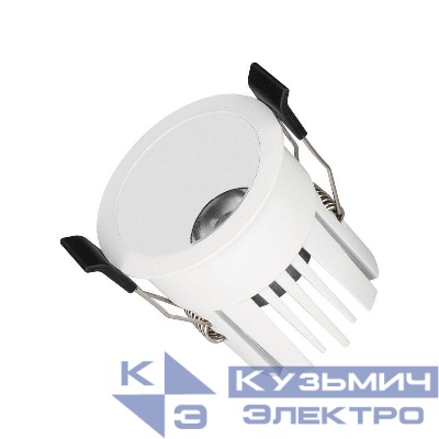 Светильник светодиодный MS-ATLAS-BUILT-R58-10W Warm3000 (WH-WH 35 deg 230В) IP20 металл Arlight 037183(1)