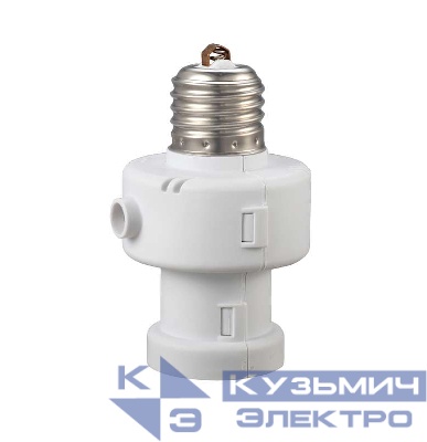 Фотореле FR-04 патрон E27 со встроенным таймером отключения 5-15Лк 100Вт Duwi 25873 5