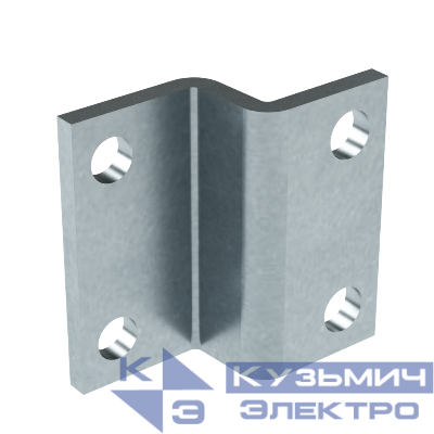 Пластина для крепления консолей BBF60 к тяжелому подвесу/профилю гор. оцинк. DKC BMD2002HDZ