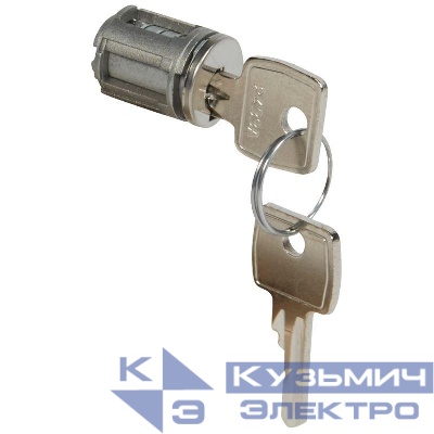 Замок для XL3 400 тип №2433А для металлических или остекленных дверей (в комплекте 2ключа) Leg 020294