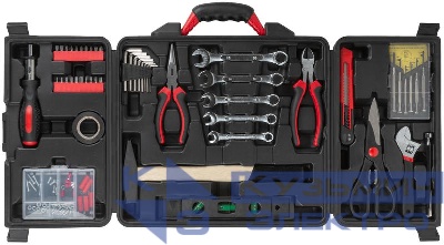Набор инструмента 140шт пластик. чемодан FIT 65148