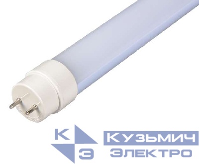 Лампа светодиодная PLED T8-600GL 10Вт линейная 4000К нейтр. бел. G13 800лм 220-240В JazzWay 1032492