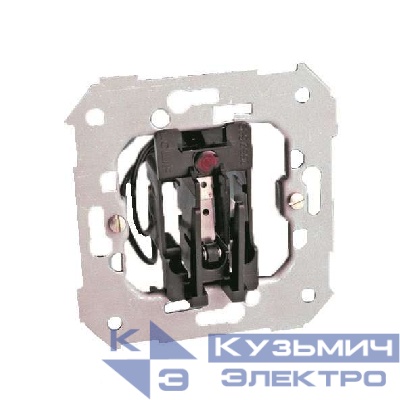 Переключатель карточный 2мод. СП Simon 82/82Nature/88 6А IP20 250В 2 микровыкл. с индикацией механизм Simon 26550-39