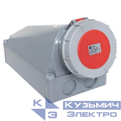 Розетка стационарная наружная 1452 3Р+РЕ+N 125А 380В IP67 PROxima EKF ps-1452-125-380