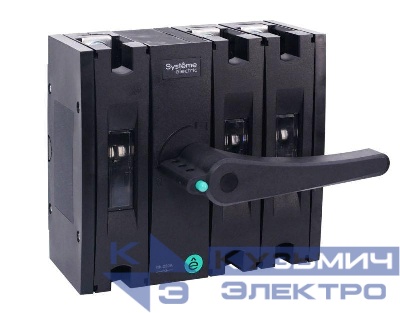 Выключатель-разъединитель SYSTEMEPACT SD250 3п 250А рукоятка фронт. центр (зак. отдельно) SE SSD02503MF0250