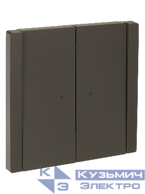 Выключатель 2-кл. СП FORTE&PIANO 10А FP306 с индикацией сер. IEK FP-V20-1-10-1-K03