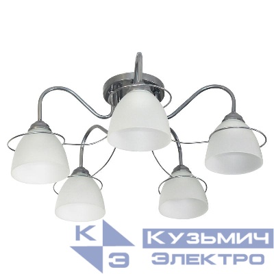 Светильник НСБ 01-5х60-137 "Атлас" 151 хром (Плафон 0898) E27 ИУ Элетех 1005404476