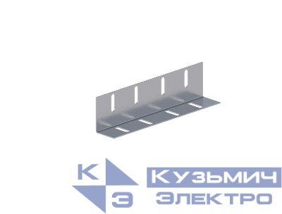 Соединитель для лотка H=65мм сталь 1мм ЛМс-СЛ цУТ2.5 оцинк. СОЭМИ Н0122510420