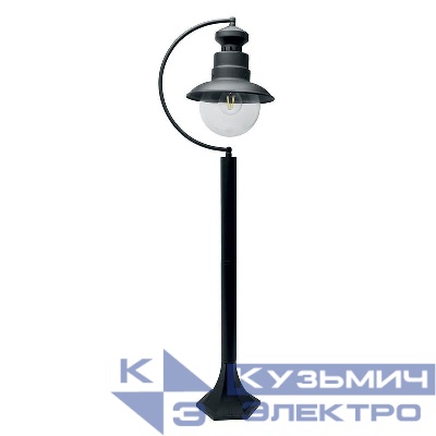 Светильник PL576 60Вт IP44 230В садово-парковый черн. FERON 11599