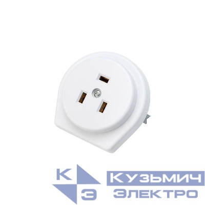 Розетка РШ для электрической плиты 32А 250В 2Р+РЕ (СУ) бел. Rexant 11-8985