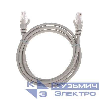 Патч-корд U/UTP CAT 5e RJ45-RJ45 26AWG LSZH сер. 1.5м Rexant 02-0100-105