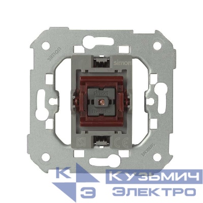 Выключатель 1-кл. СП Simon 82 10А IP20 с контрол. подсветкой механизм Simon 7700112-039