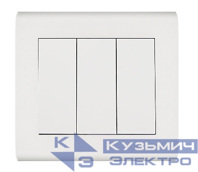 Выключатель 3-кл. Manolya 1вх. 3вых. бел. Makel 41001091