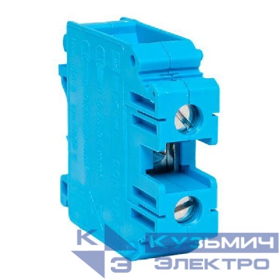 Колодка клеммная винтовая 35 UT син. EKF scr-ut-35-b