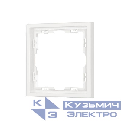 Рамка 1-м FRM-NOBE-SFPL-1-WH пластик. бел. Arlight 054211