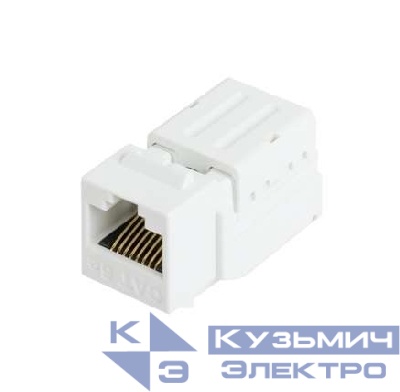 Модуль-вставка Keystone кат.6 (класс E) 250МГц RJ45/8P8C FT-TOOL/110/KRONE T568A/B неэкран. бел. NIKOMAX NMC-KJUE2-FT-WT