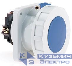 Розетка встраиваемая 32А 3п 2P+PE 6ч 230В IP67 наклонная Bals 1278