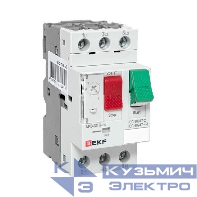 Выключатель автоматический для защиты двигателя АПД-32 9-14А EKF apd-me-14