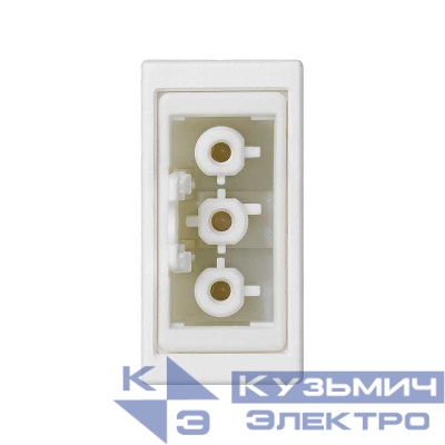 Плата с разъемом быстрого подключения "мама" 3 контакта 225х45мм бел. Simon Connect K121B-9