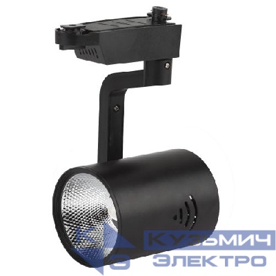 Светильник трековый TR1-20 20Вт COB 1ф BK черн. Эра Б0032101