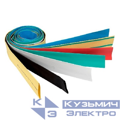 Набор трубок термоусадочных ТУТ 10/5; 12/6; 16/8; 20/10; 25/12.5; 30/15; 40/20 (7 цветов по 7шт 1м) PROxima EKF tut-n-1-r