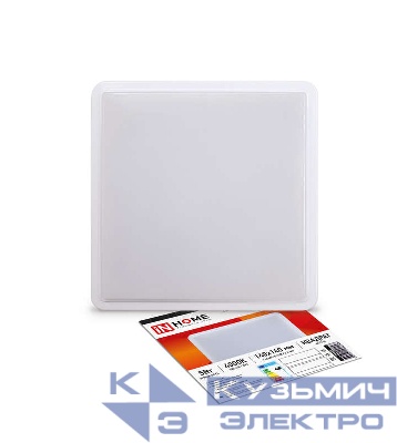 Светильник светодиодный СПБ-2-КВАДРАТ 5Вт 4000К 400лм 230В 140мм бел. IN HOME 4690612022048