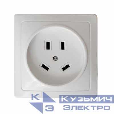 Розетка 1-м ОП 32А 440В IP20 3P+N для плиты с заземл. бел. Universal 5316
