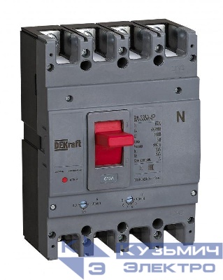 Выключатель автоматический 4п 630А 50кА ВА-335А DEKraft 28139DEK