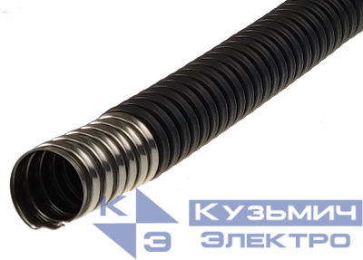 Металлорукав в ПВХ изоляции Р3-НП нг 20 В1.5 нерж. сталь (уп.50м) ГОФРОМАТИК zeta44823