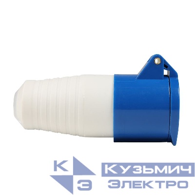 Розетка кабельная 223 32А 220AC 2P+PE 6ч IP44 КЭАЗ 222745