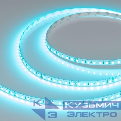 Лента светодиодная RT-A120-8mm 24V Mint Blue 9.6Вт/м IP20 (уп.5м) Arlight 043382(1)