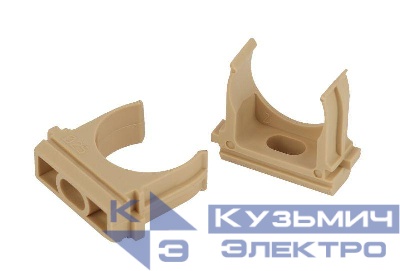 Держатель для труб (клипса) d16мм сосна Эра Б0043217