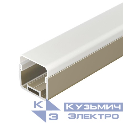 Профиль LINE-D-3030-2000 SQUARE OLIVE GREY+OPAL L2000 с экраном алюм. (компл.) Arlight 055097