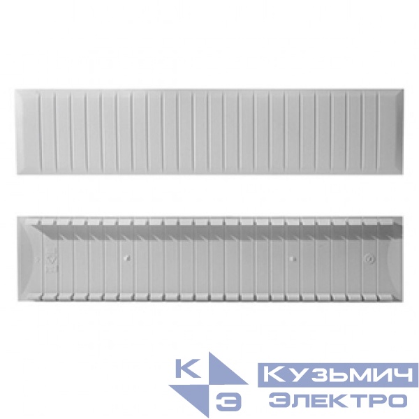 Заглушка на 12 модулей (серая) ZA1