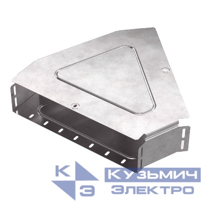 Угол горизонтальный 45град. 400х100 с крышкой Стандарт Промрукав PR16.0615