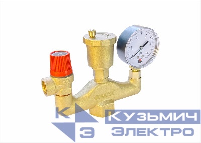 Группа безопасности латунная классик 3 бар (10) К VALFEX VF.461.0.3