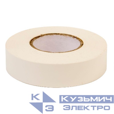 Лента изоляционная ПВХ 19х0.15 (20м) в рулоне бел. DKC PVC192015W