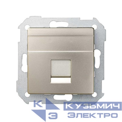 Адаптер на 1 RJ45 коннектор Simon82 шампань 82005-34