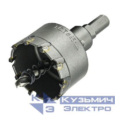 Diamond Industrial Коронка по металлу твердосплавная Стандарт 45 мм, HM/TCT Diamond Industrial DIDHM45 0