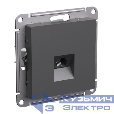 Розетка телефонная AtlasDesign RJ11 механизм базальт SE ATN001481