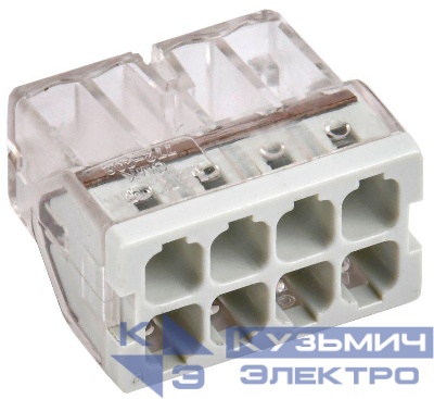 Клемма строительно-монтажная СМК 772-208 (уп.4шт) IEK UKZ30-208-004