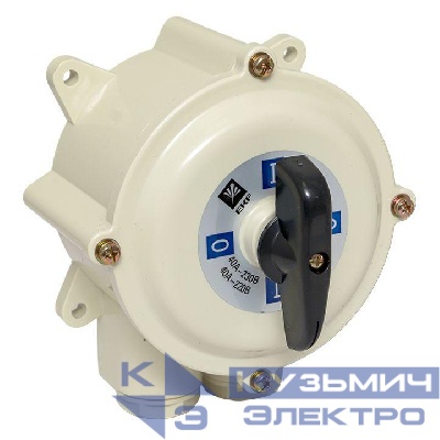 Выключатель пакетный 1-кл. 40А IP56 ПВ3-40 М1 пл. беж. EKF pv-3-40-4
