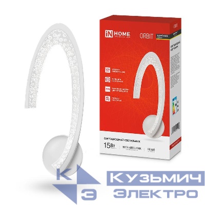 Светильник светодиодный ELEGANT ORBIT 15Вт 3000-6500К 1200лм 230В STEP COLOR бел. IN HOME 4690612051451