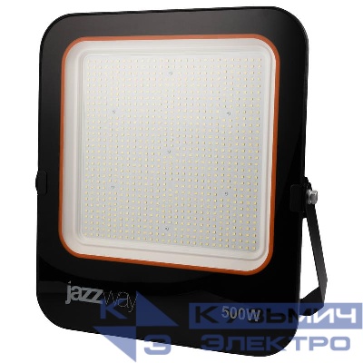Прожектор светодиодный PFL-V 500Вт IP65 6500К СДО черн. Pro+ JazzWay 5064089