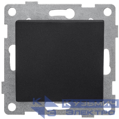 Выключатель 1-кл. СП Bravo 10А 250В механизм графит GUSI С10В1-010