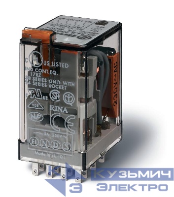 Реле миниатюрное 4CO 7А кат. 230В AC RTI FINDER 553482300000