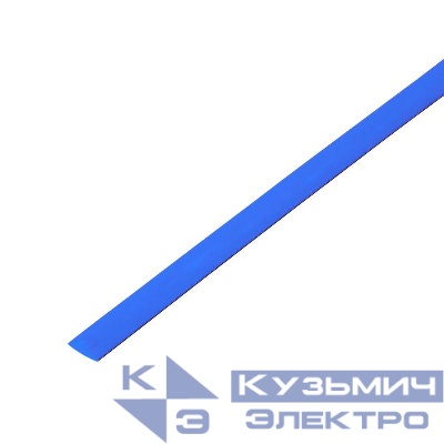 Трубка термоусадочная ТУТ нг 4.0/2.0 син. 1м Rexant 20-4005