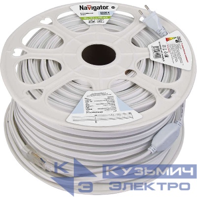 Лента светодиодная 71 929 NLS-2835СW92-9-IP67-220V-NEONLED R20 (уп.20м) Navigator 71929