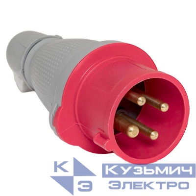 Вилка переносная 014 3Р+РЕ 16А 380В IP44 PROxima EKF ps-014-16-380-PRO