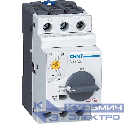 Выключатель автоматический защиты двигателя NS2-32H 9-14А с поворотной ручкой (R) CHINT 253602
